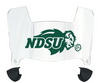 North Dakota State Bison Mini Football Helmet Visor Shield w/ Clips - PICK VISOR & LOGO COLOR