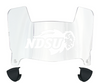 North Dakota State Bison Mini Football Helmet Visor Shield w/ Clips - PICK VISOR & LOGO COLOR