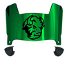 North Dakota State Bison Mini Football Helmet Visor Shield w/ Clips - PICK VISOR & LOGO COLOR