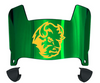North Dakota State Bison Mini Football Helmet Visor Shield w/ Clips - PICK VISOR & LOGO COLOR