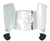 North Dakota State Bison Mini Football Helmet Visor Shield w/ Clips - PICK VISOR & LOGO COLOR