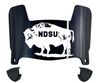 North Dakota State Bison Mini Football Helmet Visor Shield w/ Clips - PICK VISOR & LOGO COLOR
