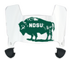 North Dakota State Bison Mini Football Helmet Visor Shield w/ Clips - PICK VISOR & LOGO COLOR