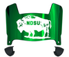 North Dakota State Bison Mini Football Helmet Visor Shield w/ Clips - PICK VISOR & LOGO COLOR