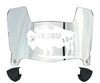 North Dakota State Bison Mini Football Helmet Visor Shield w/ Clips - PICK VISOR & LOGO COLOR