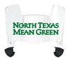 North Texas Mean Green Mini Football Helmet Visor Shield w/ Clips - PICK VISOR & LOGO COLOR - SportsJewelryProShop