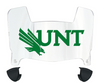 North Texas Mean Green Mini Football Helmet Visor Shield w/ Clips - PICK VISOR & LOGO COLOR - SportsJewelryProShop