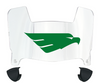 North Texas Mean Green Mini Football Helmet Visor Shield w/ Clips - PICK VISOR & LOGO COLOR - SportsJewelryProShop