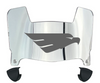 North Texas Mean Green Mini Football Helmet Visor Shield w/ Clips - PICK VISOR & LOGO COLOR - SportsJewelryProShop