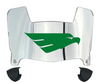 North Texas Mean Green Mini Football Helmet Visor Shield w/ Clips - PICK VISOR & LOGO COLOR - SportsJewelryProShop