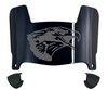 North Texas Mean Green Mini Football Helmet Visor Shield w/ Clips - PICK VISOR & LOGO COLOR - SportsJewelryProShop