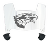 North Texas Mean Green Mini Football Helmet Visor Shield w/ Clips - PICK VISOR & LOGO COLOR - SportsJewelryProShop