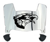 North Texas Mean Green Mini Football Helmet Visor Shield w/ Clips - PICK VISOR & LOGO COLOR - SportsJewelryProShop