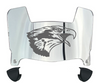 North Texas Mean Green Mini Football Helmet Visor Shield w/ Clips - PICK VISOR & LOGO COLOR - SportsJewelryProShop