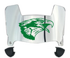 North Texas Mean Green Mini Football Helmet Visor Shield w/ Clips - PICK VISOR & LOGO COLOR - SportsJewelryProShop