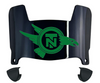 North Texas Mean Green Mini Football Helmet Visor Shield w/ Clips - PICK VISOR & LOGO COLOR - SportsJewelryProShop