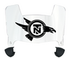 North Texas Mean Green Mini Football Helmet Visor Shield w/ Clips - PICK VISOR & LOGO COLOR - SportsJewelryProShop