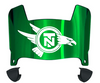 North Texas Mean Green Mini Football Helmet Visor Shield w/ Clips - PICK VISOR & LOGO COLOR - SportsJewelryProShop