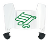 North Texas Mean Green Mini Football Helmet Visor Shield w/ Clips - PICK VISOR & LOGO COLOR - SportsJewelryProShop