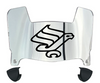 North Texas Mean Green Mini Football Helmet Visor Shield w/ Clips - PICK VISOR & LOGO COLOR - SportsJewelryProShop