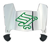 North Texas Mean Green Mini Football Helmet Visor Shield w/ Clips - PICK VISOR & LOGO COLOR - SportsJewelryProShop