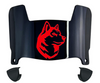 Northeastern Huskies Mini Football Helmet Visor Shield w/ Clips - PICK VISOR & LOGO COLOR
