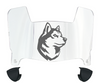Northeastern Huskies Mini Football Helmet Visor Shield w/ Clips - PICK VISOR & LOGO COLOR