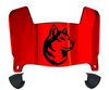 Northeastern Huskies Mini Football Helmet Visor Shield w/ Clips - PICK VISOR & LOGO COLOR