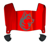 Northeastern Huskies Mini Football Helmet Visor Shield w/ Clips - PICK VISOR & LOGO COLOR