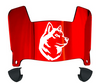 Northeastern Huskies Mini Football Helmet Visor Shield w/ Clips - PICK VISOR & LOGO COLOR