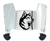 Northeastern Huskies Mini Football Helmet Visor Shield w/ Clips - PICK VISOR & LOGO COLOR