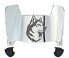 Northeastern Huskies Mini Football Helmet Visor Shield w/ Clips - PICK VISOR & LOGO COLOR