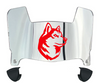 Northeastern Huskies Mini Football Helmet Visor Shield w/ Clips - PICK VISOR & LOGO COLOR