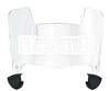 Northeastern Huskies Mini Football Helmet Visor Shield w/ Clips - PICK VISOR & LOGO COLOR