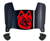 Northeastern Huskies Mini Football Helmet Visor Shield w/ Clips - PICK VISOR & LOGO COLOR