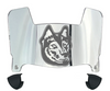 Northeastern Huskies Mini Football Helmet Visor Shield w/ Clips - PICK VISOR & LOGO COLOR