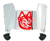 Northeastern Huskies Mini Football Helmet Visor Shield w/ Clips - PICK VISOR & LOGO COLOR