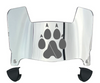 Northeastern Huskies Mini Football Helmet Visor Shield w/ Clips - PICK VISOR & LOGO COLOR