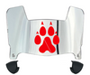 Northeastern Huskies Mini Football Helmet Visor Shield w/ Clips - PICK VISOR & LOGO COLOR