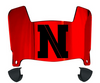 Northeastern Huskies Mini Football Helmet Visor Shield w/ Clips - PICK VISOR & LOGO COLOR