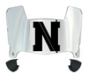 Northeastern Huskies Mini Football Helmet Visor Shield w/ Clips - PICK VISOR & LOGO COLOR