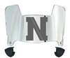 Northeastern Huskies Mini Football Helmet Visor Shield w/ Clips - PICK VISOR & LOGO COLOR