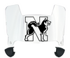 Northeastern Huskies Mini Football Helmet Visor Shield w/ Clips - PICK VISOR & LOGO COLOR