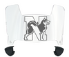 Northeastern Huskies Mini Football Helmet Visor Shield w/ Clips - PICK VISOR & LOGO COLOR