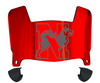 Northeastern Huskies Mini Football Helmet Visor Shield w/ Clips - PICK VISOR & LOGO COLOR