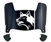 Northeastern Huskies Mini Football Helmet Visor Shield w/ Clips - PICK VISOR & LOGO COLOR
