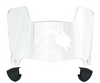 Northeastern Huskies Mini Football Helmet Visor Shield w/ Clips - PICK VISOR & LOGO COLOR