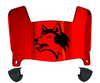 Northeastern Huskies Mini Football Helmet Visor Shield w/ Clips - PICK VISOR & LOGO COLOR