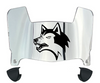 Northeastern Huskies Mini Football Helmet Visor Shield w/ Clips - PICK VISOR & LOGO COLOR
