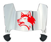 Northeastern Huskies Mini Football Helmet Visor Shield w/ Clips - PICK VISOR & LOGO COLOR